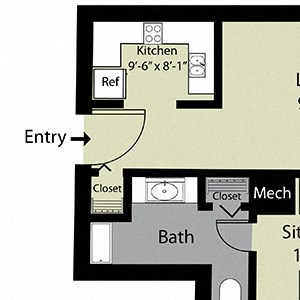 The Morning Glory - 1 Bed/1Bath